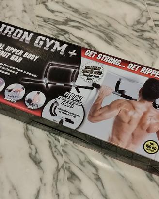 Barra trazioni, push up, dips, Iron Gym usata