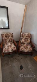 Poltrone in legno
