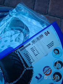 catene nuove auto neve ghiaccio 