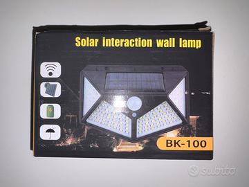 3 x 300 Led nuove luci solari da giardino, sensore