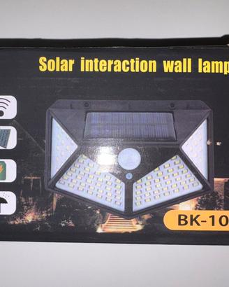3 x 300 Led nuove luci solari da giardino, sensore