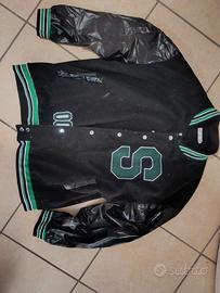 GiaccaGiacca baseball oversize, nero/verde