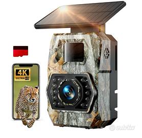 Fototrappola con pannello solare connessione wifi