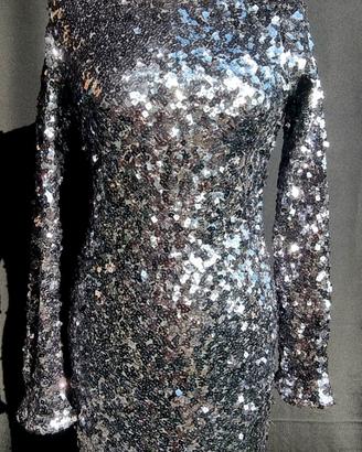 Lussuoso abito con paillettes Cotton Club,IT 42-44