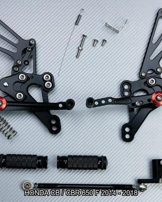 Pedane arretrate HONDA CB650F CBR 650 F 2014 2018
