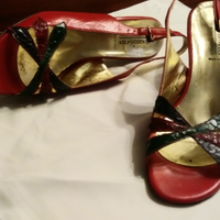 Sandali rosso donna