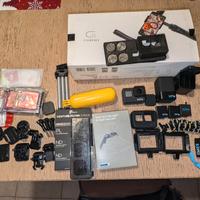 GoPro Hero 7+ filtri+ gymbal + accessori ecc