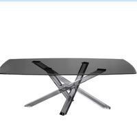 TAVOLO RIFLESSI SHANGAI LIMITED FUMÈ 220x110