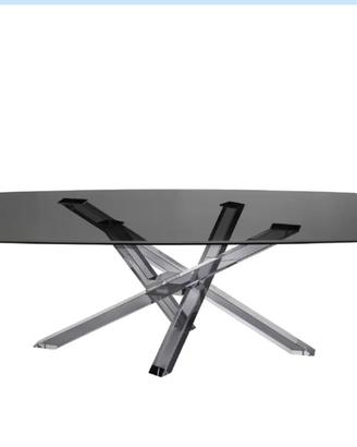 TAVOLO RIFLESSI SHANGAI LIMITED FUMÈ 220x110