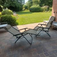 comode sedie a sdraio in metallo e plastica 