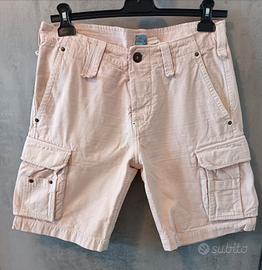 pantaloni corti modello cargo vintage