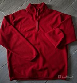 Pile uomo taglia XL rosso o blu
