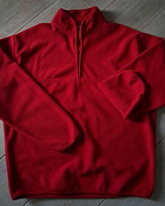 Pile uomo taglia XL rosso o blu