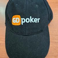 cappello GD Poker come nuovo mai indossato, Nero 