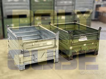 Cassoni contenitori in lamiera usati
