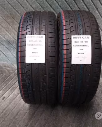2 gomme 225 45 19 continental a317