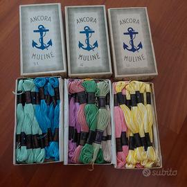 Matassine di cotone per ricamo