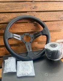Volante in pelle con mozzo
