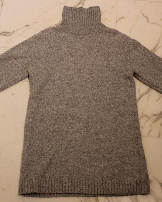 Vestito grigio a maglione Zara