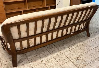 divano fisso struttura in legno