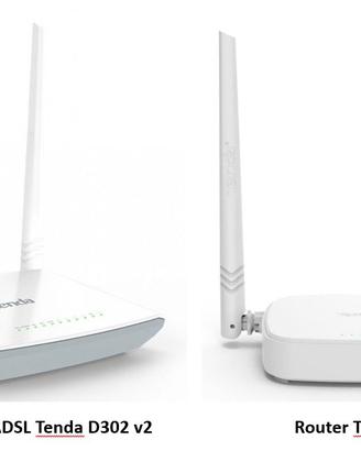Modem Router ADSL Tenda D302 v2 + router N301