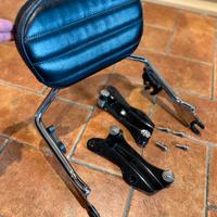 Sissy bar + attacco rapido harley touring