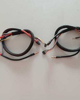 2 Cavi Ricarica Batteria LiPo per 2 Batterie 2S