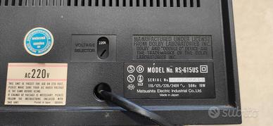 Piastra cassette Technics RS-615US