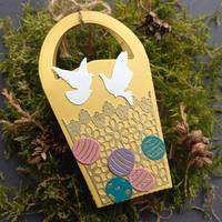 Decorazone pasquale cestino