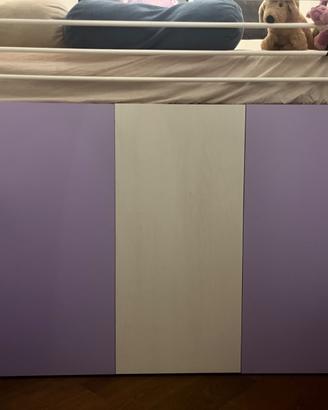 Letto con armadio per bambina/ragazza