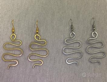 orecchini con serpente