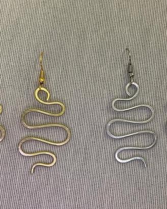 orecchini con serpente