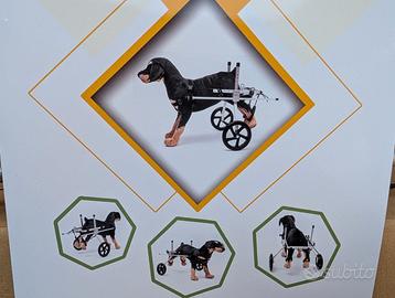 Carrellino per cani disabili 25/45 kg
