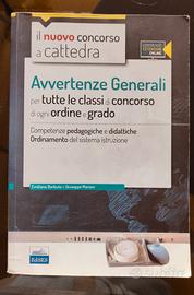 Libro Avvertenze Generali Concorso Cattedra Edises