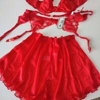 Completo intimo donna rosso