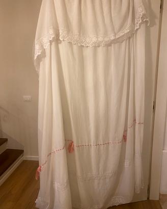 Tenda doppia per doccia