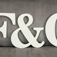 Lettere e numeri 3D personalizzati