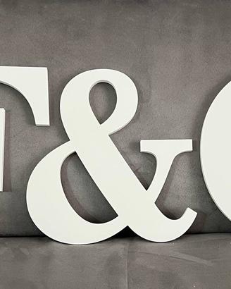 Lettere e numeri 3D personalizzati