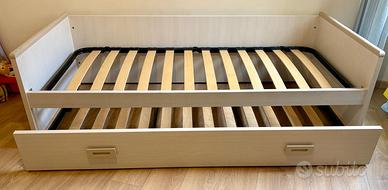 Divano letto con secondo letto estraibile