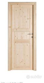 PORTA ABETE GREZZO  CMPLETA DI CONTROTELAIO E COPR