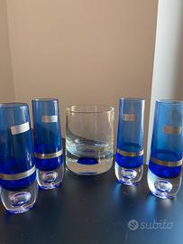 Set bicchieri cristallo + portaghiaccio
