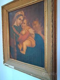 quadro madonna della seggiola Raffaello