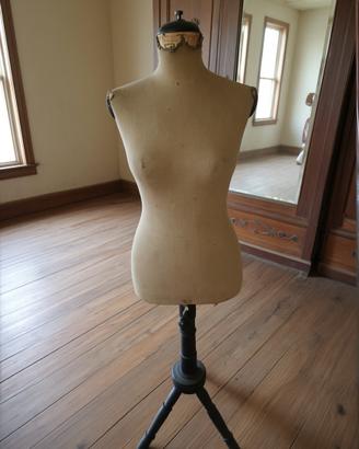 Manichino busto sartoriale donna fisso anni '50