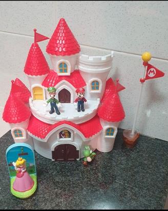 Castello Super Mario Bros con personaggi