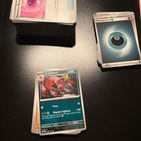 Blocco carte pokemon comuni miste