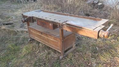 BANCO DA FALEGNAME LAVORO IN ROVERE