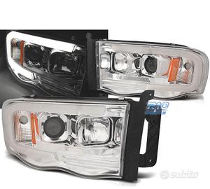 FARI PER DODGE RAM 02-06 CON TUBO LED CROMATO