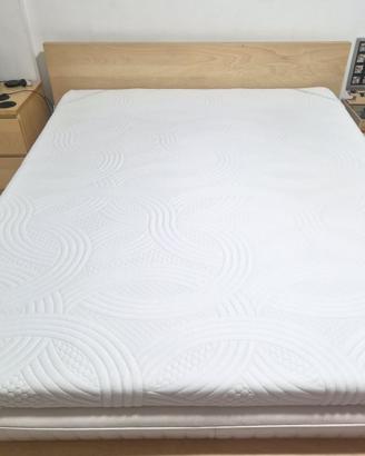 Letto Matrimoniale 160x200cm rete materasso topper