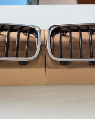 Griglia reni cromati BMW originali serie 3 F30/31