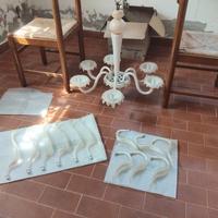 Lampadario vetro murano